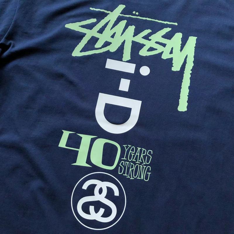 Футболка Stussy Winking Man "Blue" фото № 3