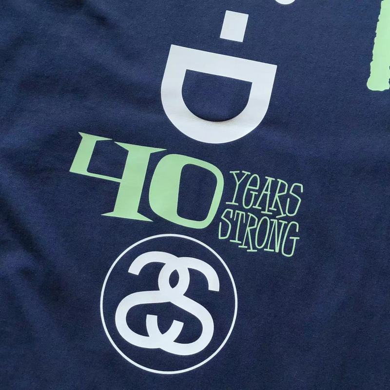 Футболка Stussy Winking Man "Blue" фото № 5