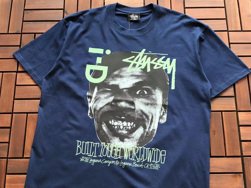 Футболка Stussy Winking Man "Blue" фото № 6