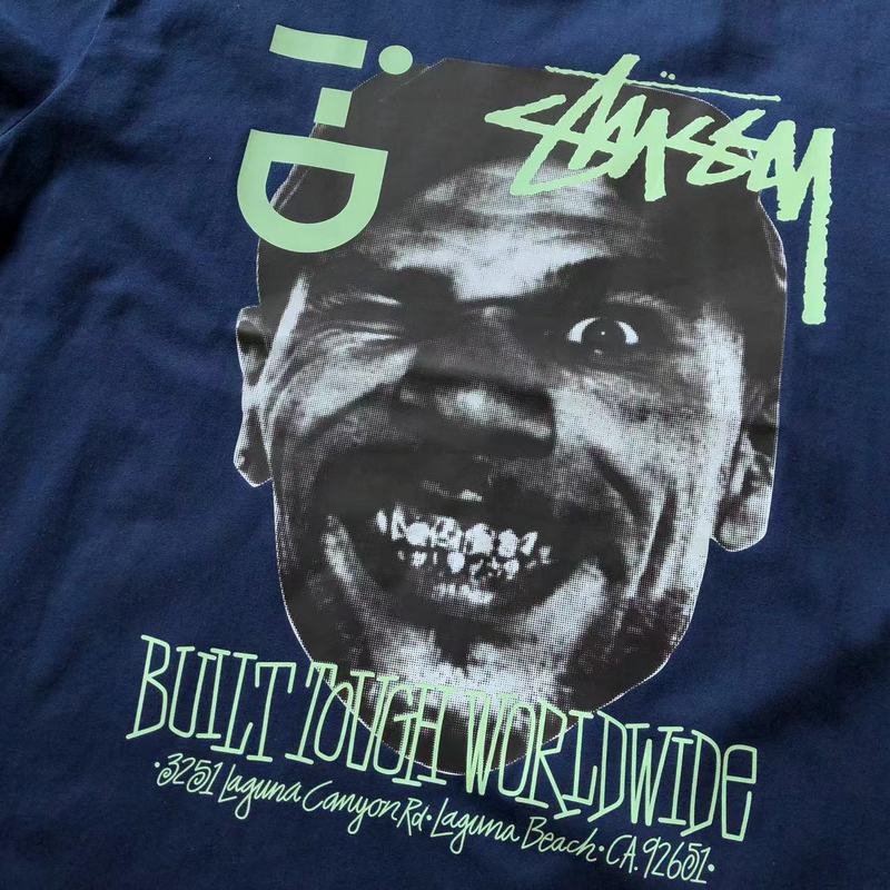 Футболка Stussy Winking Man "Blue" фото № 7