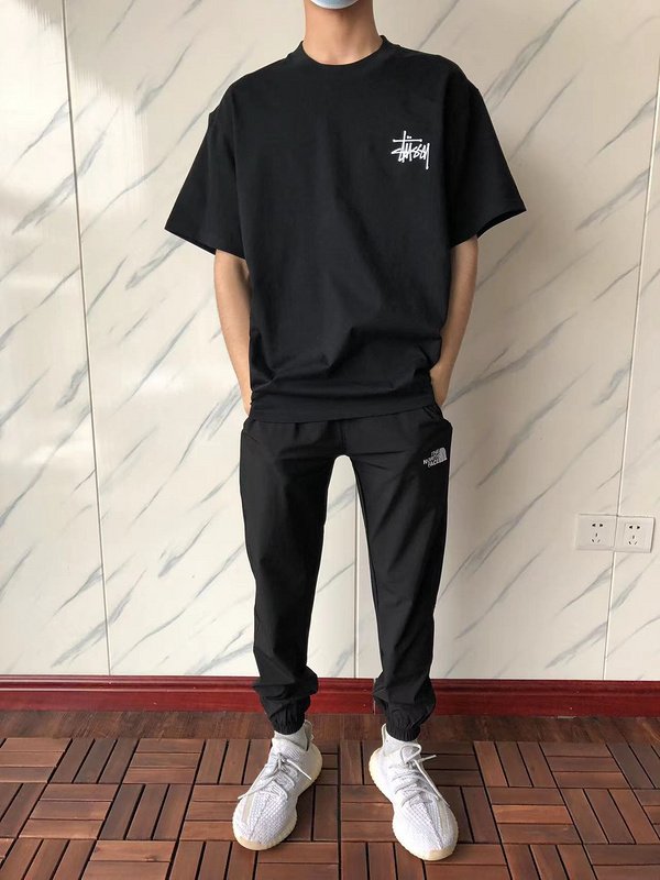 Футболка Stussy Logo And Inscription Built Touch Worldwide "Black" фото № 8