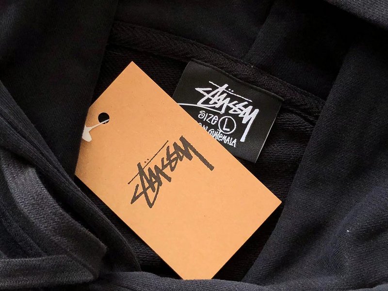 Худи Stussy Colorful Logo Inside Circle With Double Borders "Black" фото № 3