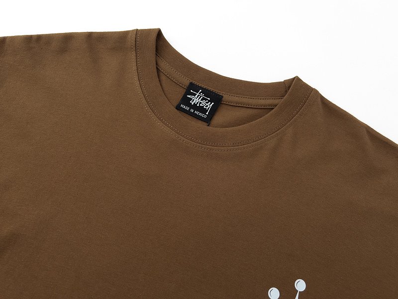 Футболка Stussy The Fools Crown "Brown" фото № 7