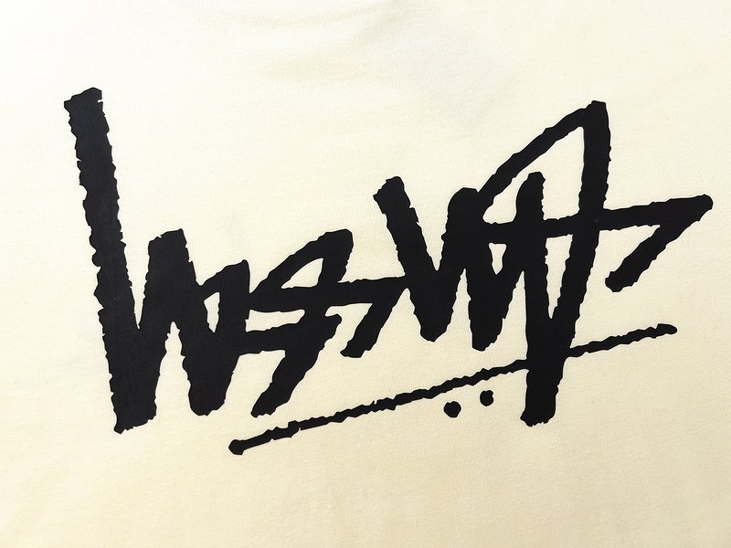 Футболка Stussy The Text Is The Opposite "Cream" фото № 2