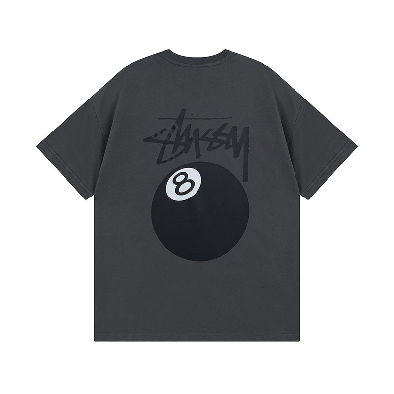 Футболка Stussy A Ball With A Number "Gray" фото № 2