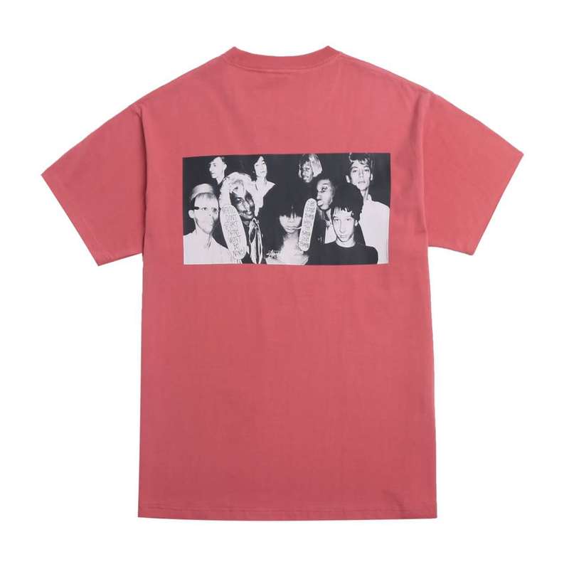Футболка Stussy Outdated Photo - Print "Peach" фото № 2
