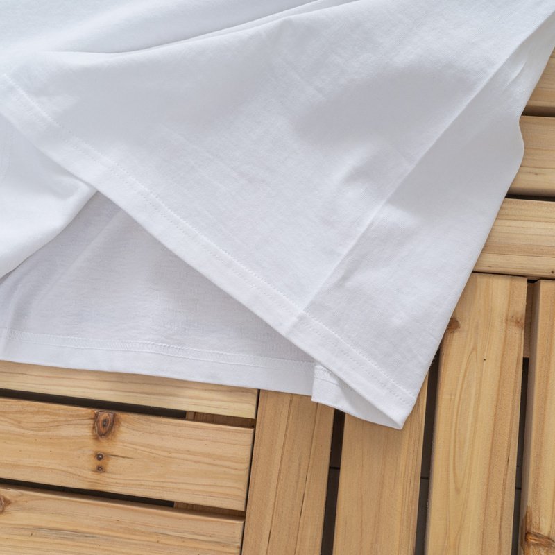 Футболка Stussy With Basic Logo Print "White" фото № 6