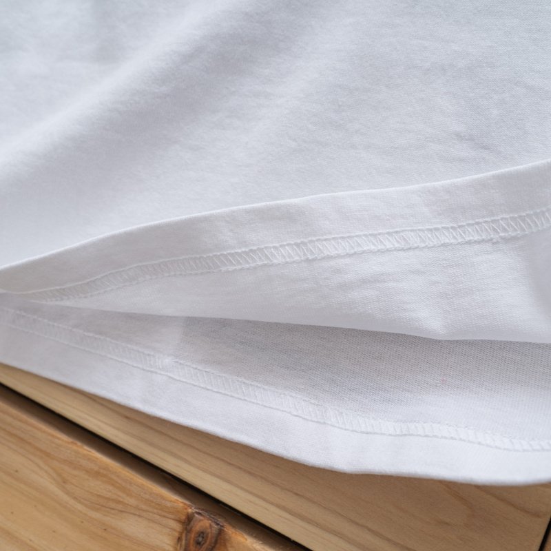 Футболка Stussy With Basic Logo Print "White" фото № 7