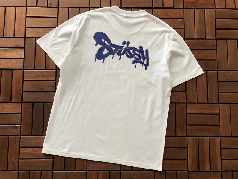 Футболка Stussy Inscription With Spreading Letters "White" фото № 2