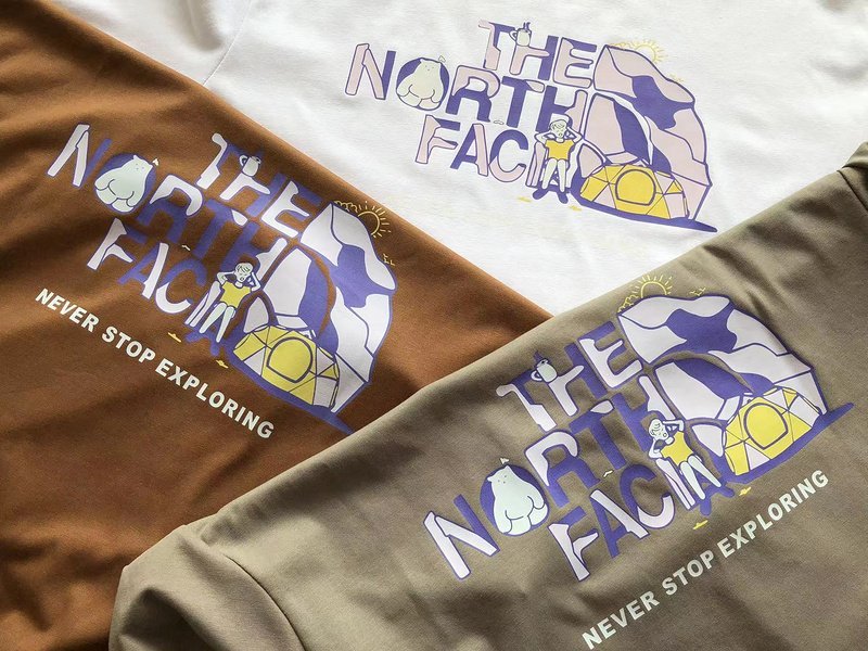 Футболка The North Face Lettering Never Stop Exploring "Gray" фото № 4