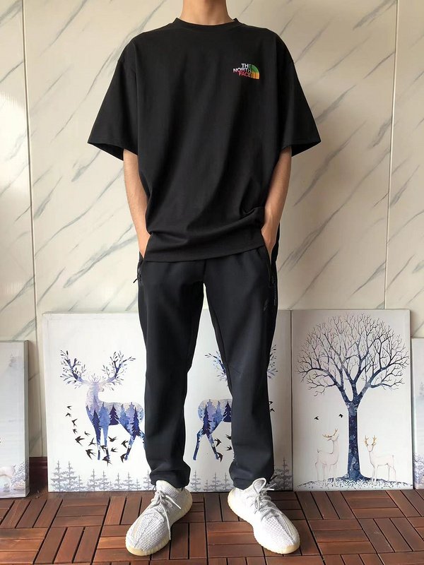 Футболка The North Face Horizontal Back Multicolor Logo "Black" фото № 2