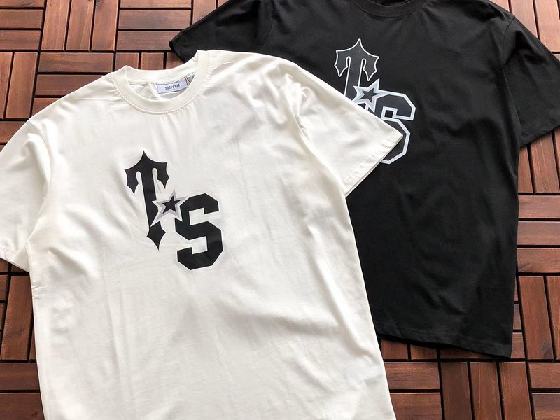 Футболка Trapstar Logo Letters And Star Front Print "White" фото № 4