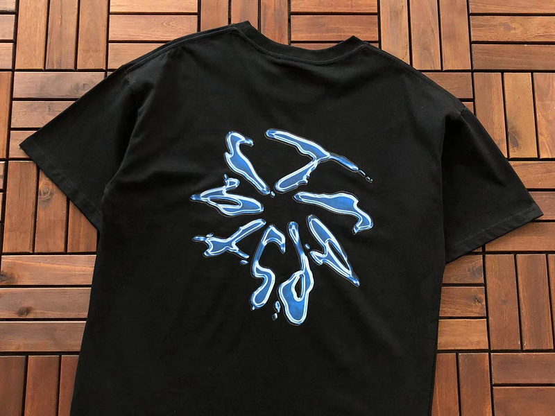 Футболка Trapstar Flower From Water Drops "Black" фото № 3