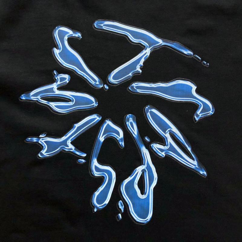 Футболка Trapstar Flower From Water Drops "Black" фото № 4