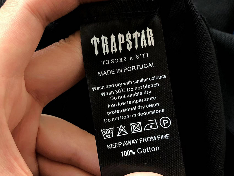 Футболка Trapstar Flower From Water Drops "Black" фото № 9