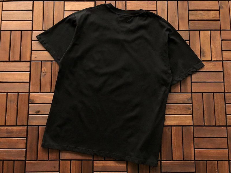 Футболка Trapstar Wide Wave Line "Black" фото № 2