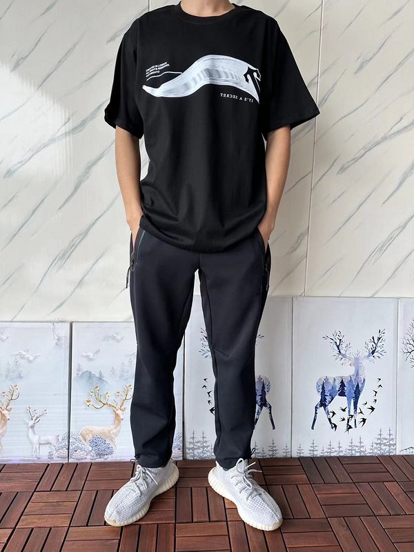 Футболка Trapstar Wide Wave Line "Black" фото № 6