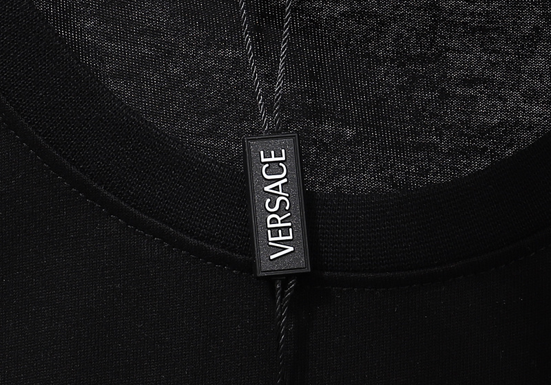 Футболка Versace Print With Rhinestones "Black" фото № 4