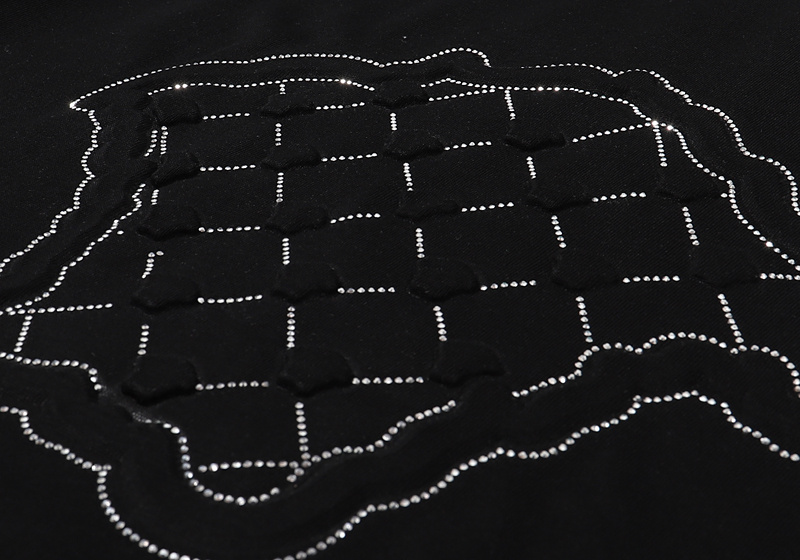 Футболка Versace Print With Rhinestones "Black" фото № 5