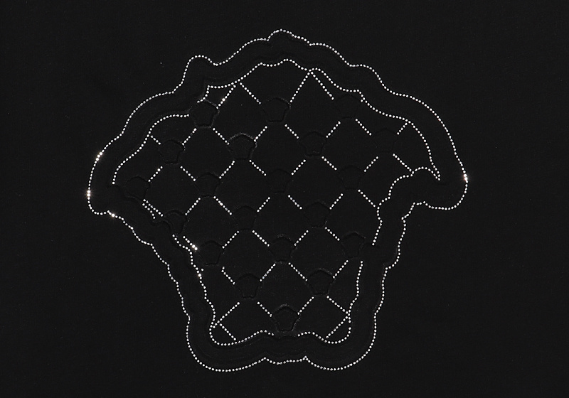 Футболка Versace Print With Rhinestones "Black" фото № 7