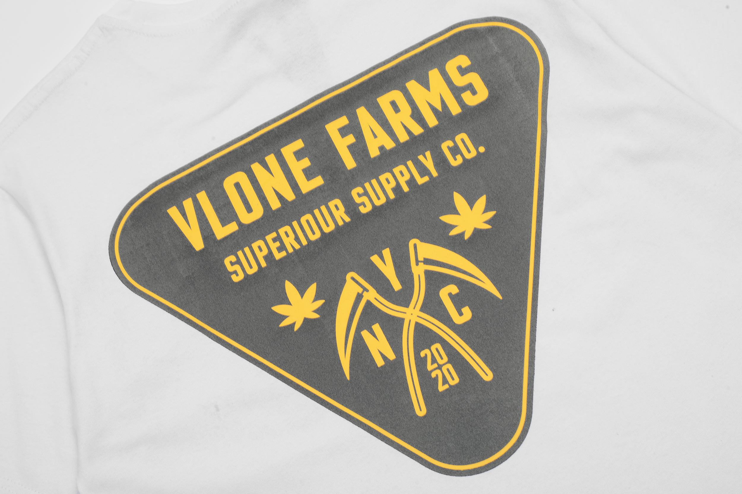 Футболка Vlone Farms Superior Supply NYC2020 "White" фото № 7