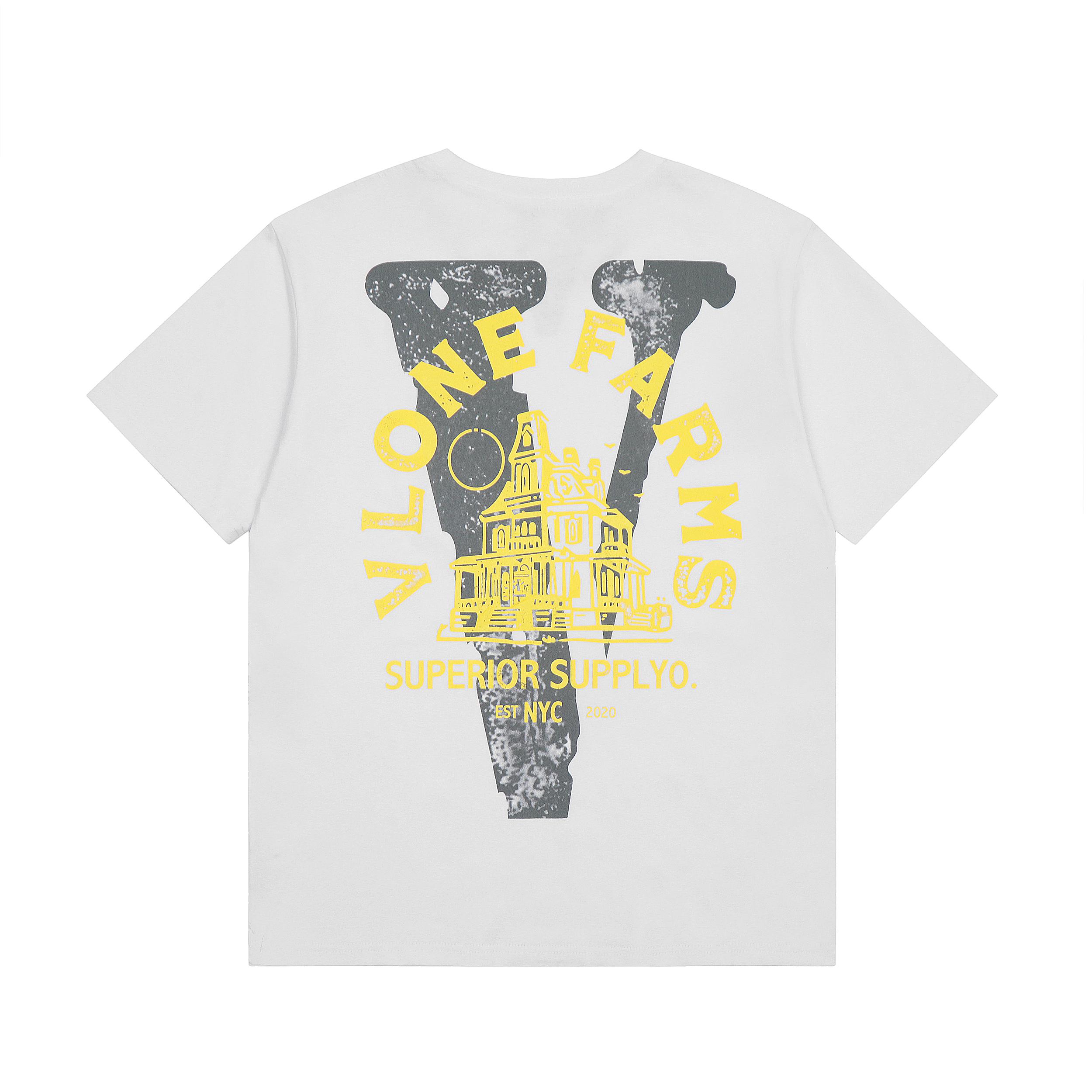 Футболка Vlone Farms Superior Manor "White" фото № 2