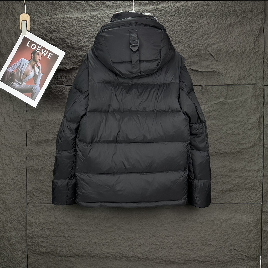 Пуховик Burberry Classic Detach "Black" фото № 8