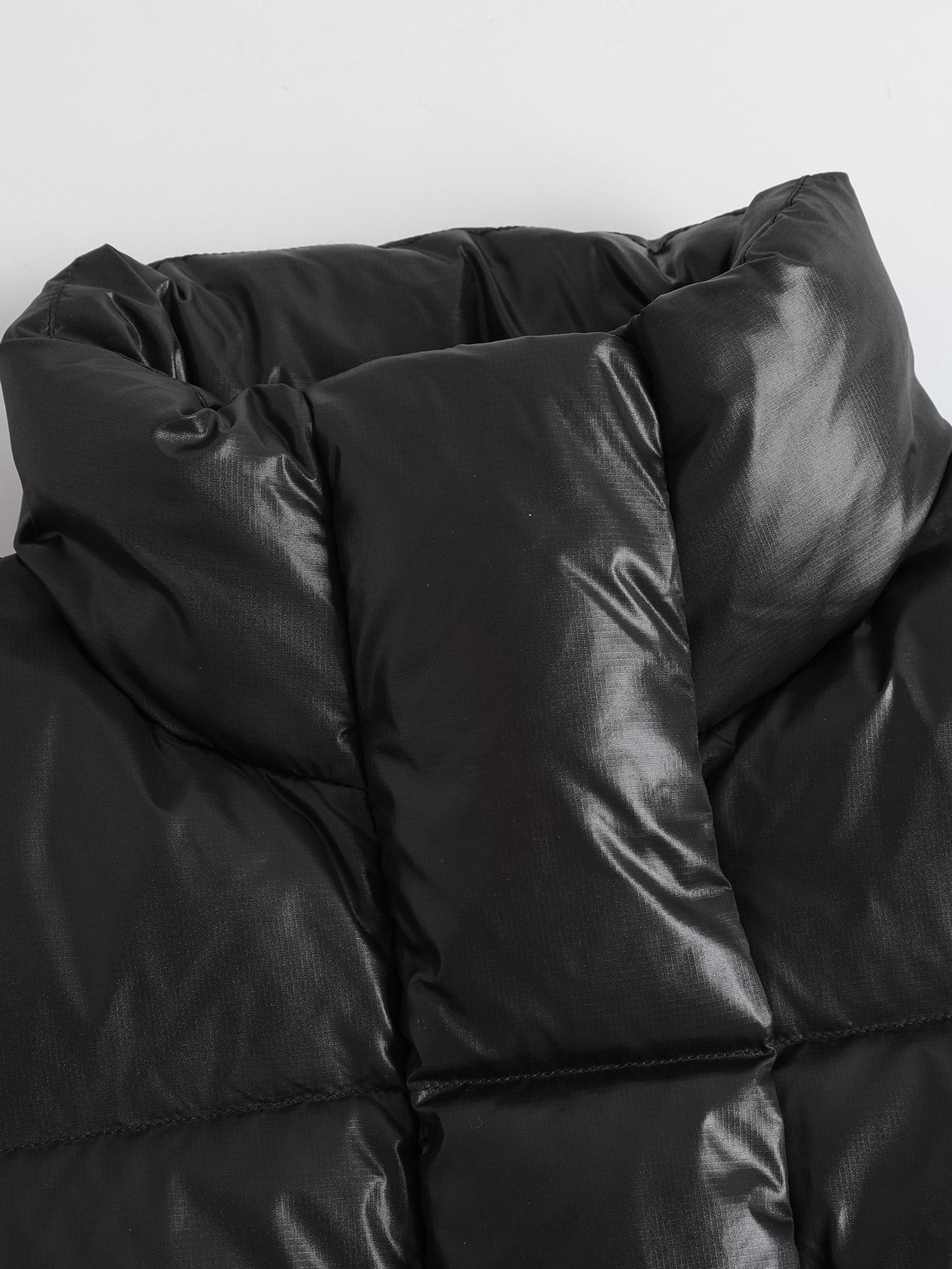 Пуховик Canada Goose Cypress Cropped Puffer "Black" фото № 3