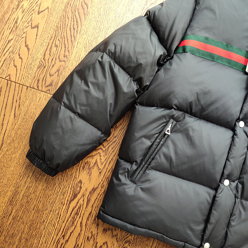 Пуховик Gucci With Brand Logo "Black" фото № 8