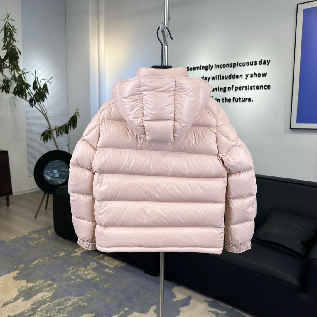 Пуховик Moncler Gles Hooded Puffer "Pink" фото № 8