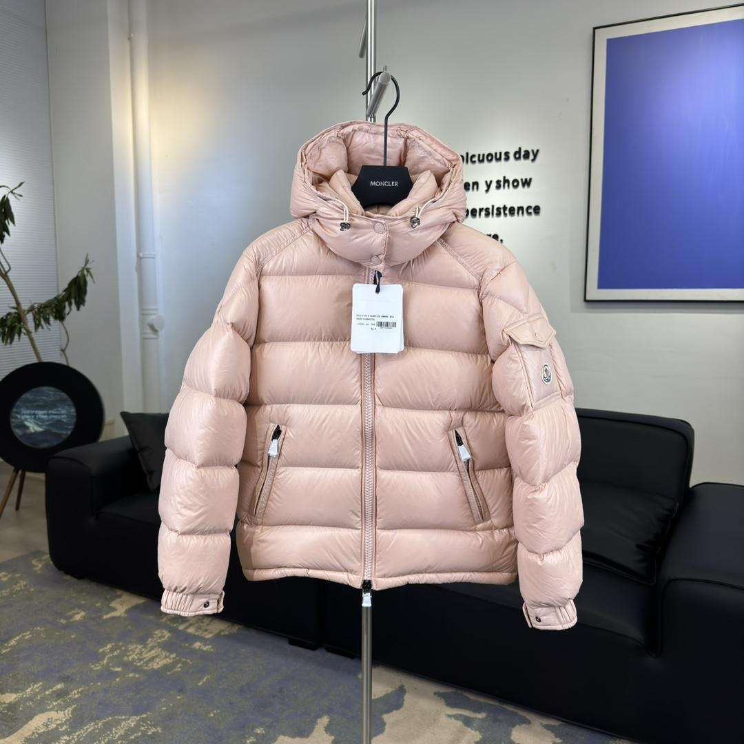 Пуховик Moncler Gles Hooded Puffer "Pink" фото № 5