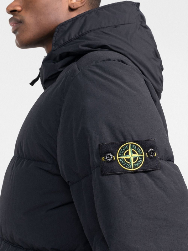 Пуховик Stone Island New Collection "Black" фото № 3