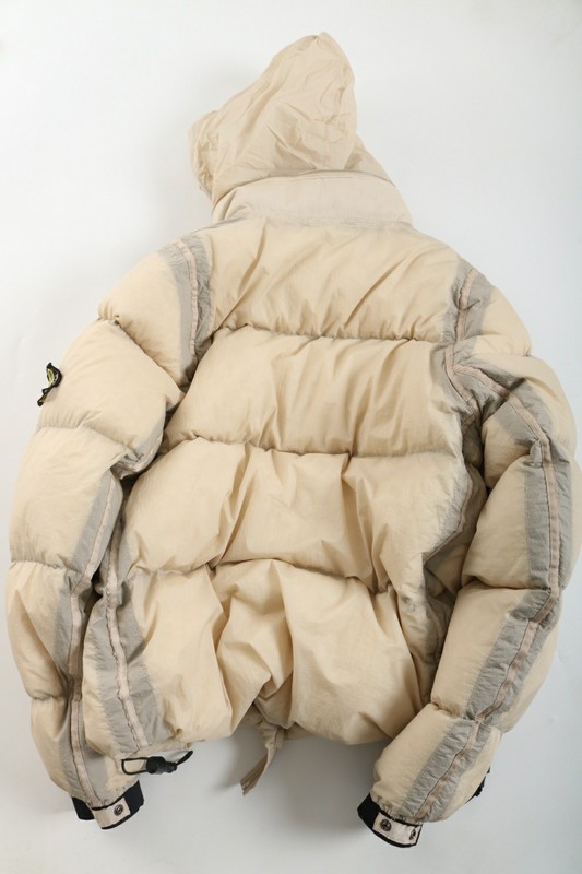 Пуховик Stone Island Goose Down "Beige" фото № 7