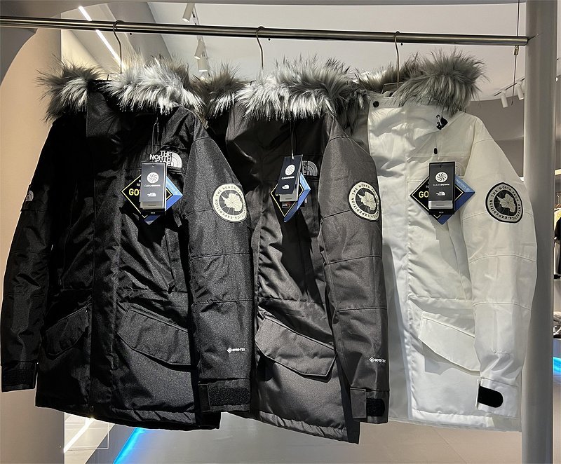 Пуховик The North Face Antarctica Expedition "Grey" фото № 9