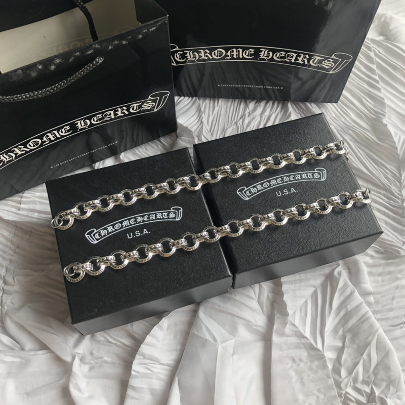Браслет Chrome Hearts Rings and Symbols "Silver" фото № 5