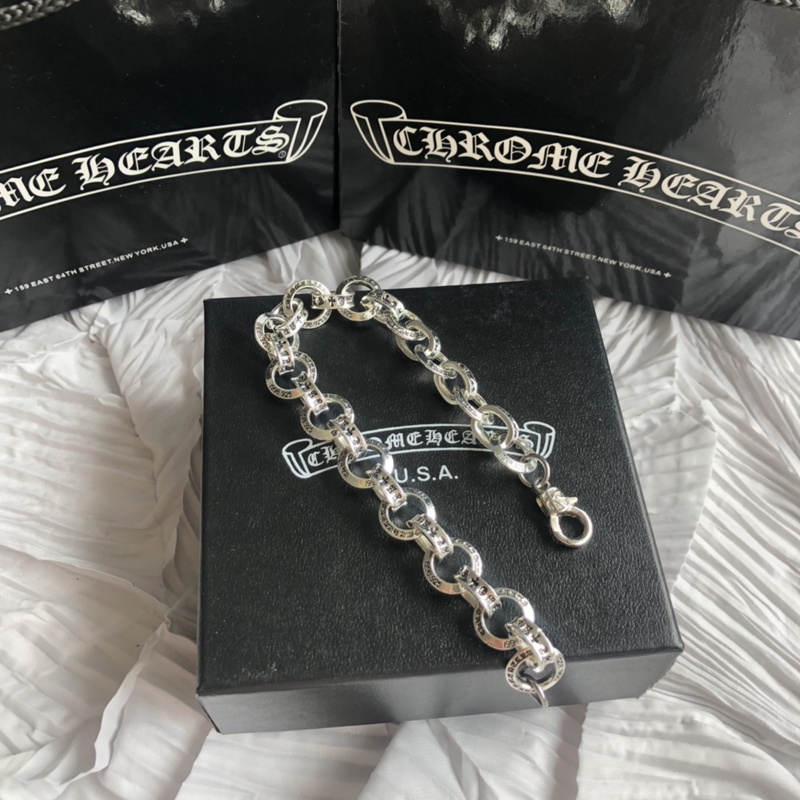 Браслет Chrome Hearts Rings and Symbols "Silver" фото № 6