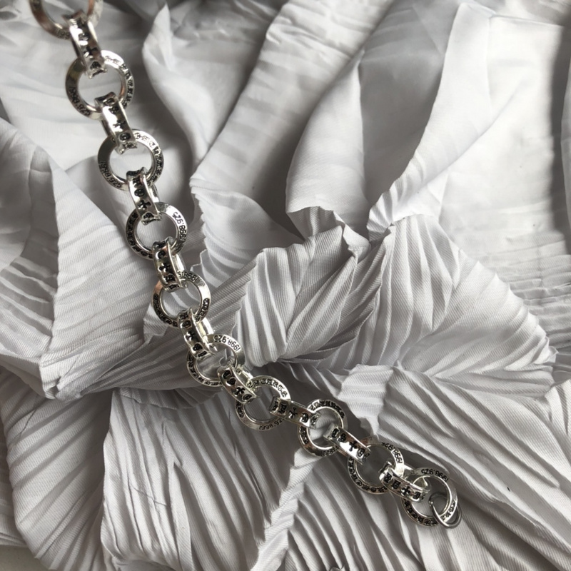 Браслет Chrome Hearts Rings and Symbols "Silver" фото № 7