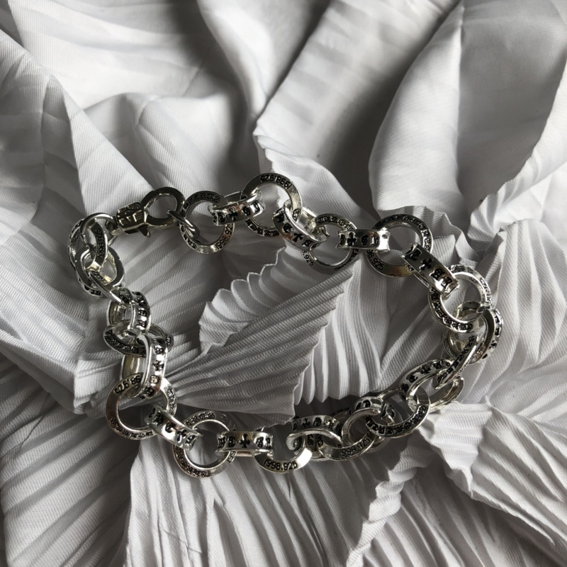 Браслет Chrome Hearts Rings and Symbols "Silver" фото № 8