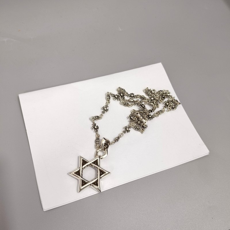 Подвеска Chrome Hearts Cross Decoration - Star "Silver" фото № 2