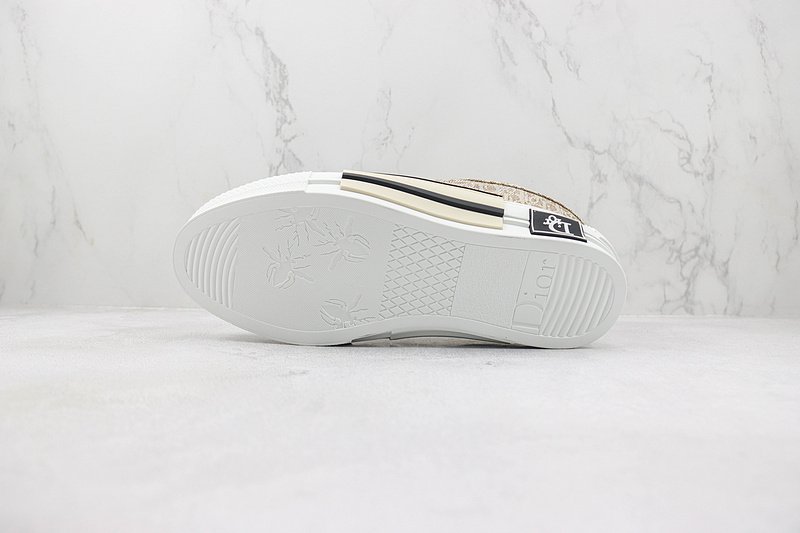 Dior B23 Skater Low "Beige/Oblique Jacquard" фото № 8