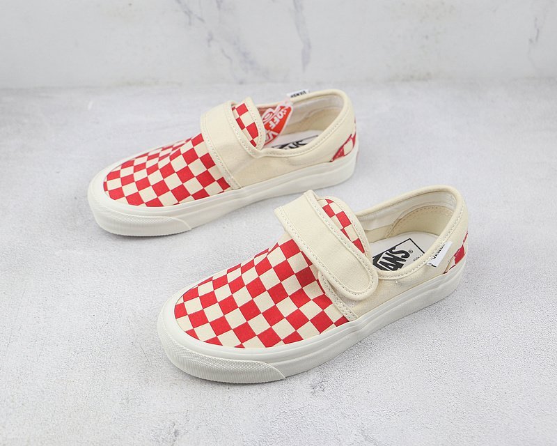 Vans Slip-On "Anaheim Factory/Red Checkerboard" фото № 5