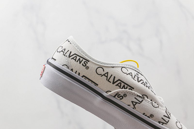 Palace x Calvin Klein x Vans Authentic "Black Logo/White" фото № 3