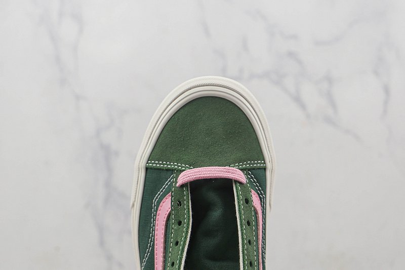 Vans Old Skool "Green/Pink" фото № 4