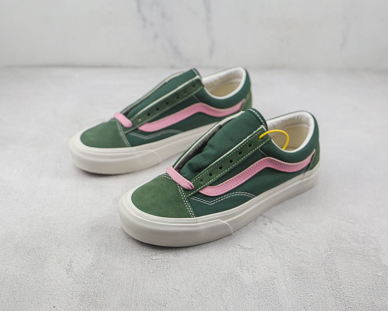 Vans Old Skool "Green/Pink" фото № 5
