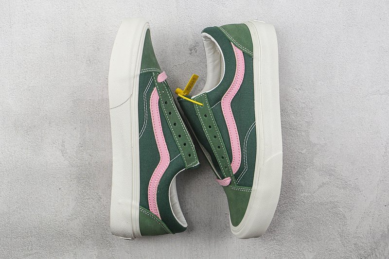 Vans Old Skool "Green/Pink" фото № 6