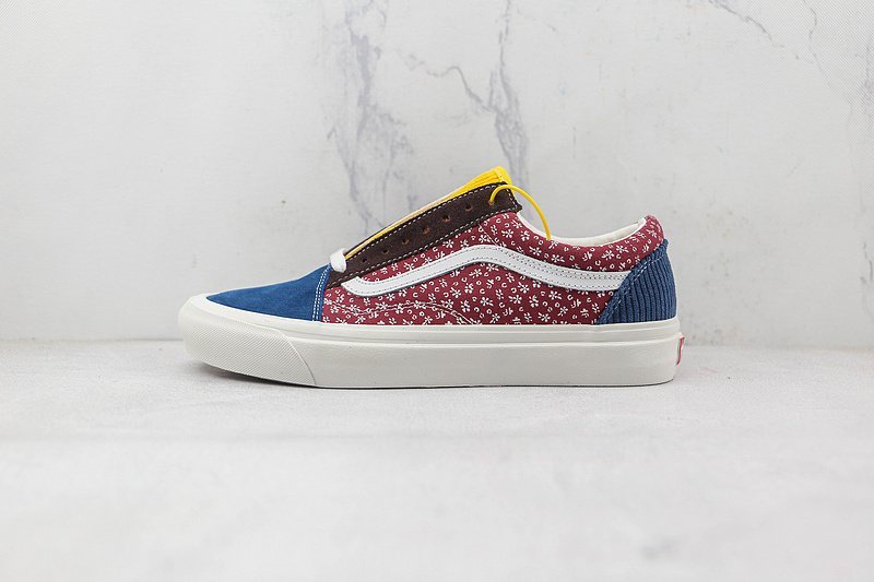 Vans Old Skool "Blue/Red Floral" фото № 2