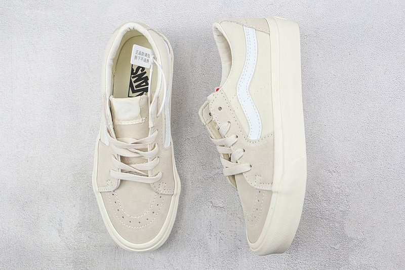 Vans SK8-Low "Marshmallow/True White/Beige" фото № 7