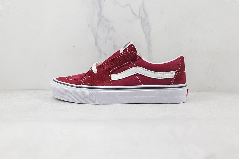 Vans SK8-Low "Burgundy Red" фото № 2