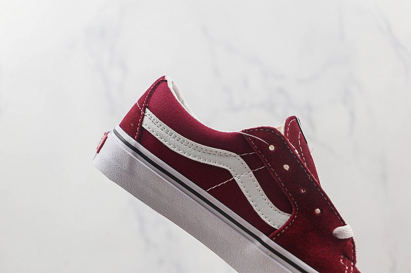Vans SK8-Low "Burgundy Red" фото № 3
