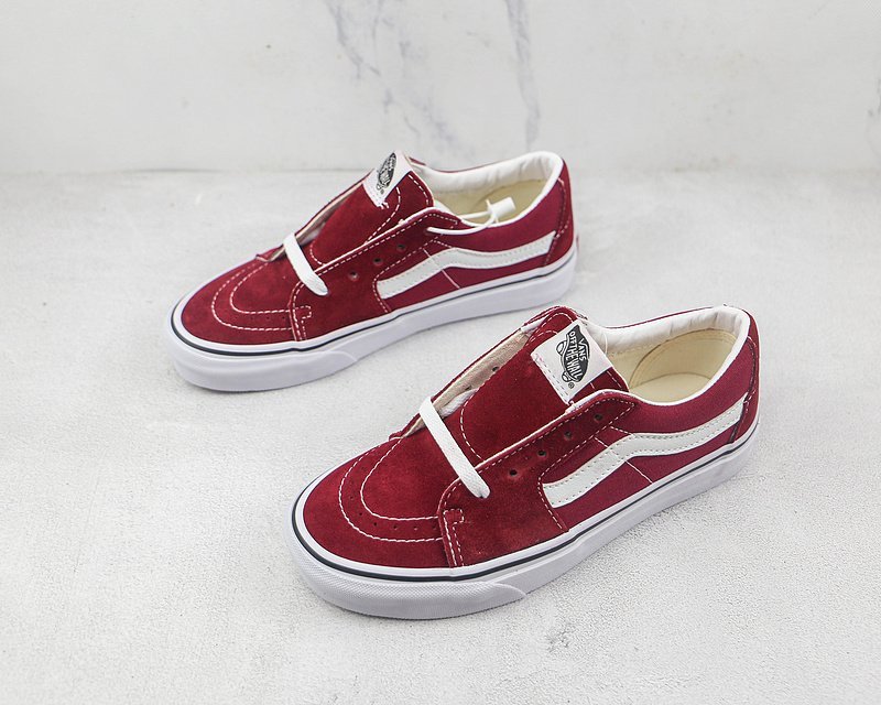 Vans SK8-Low "Burgundy Red" фото № 5